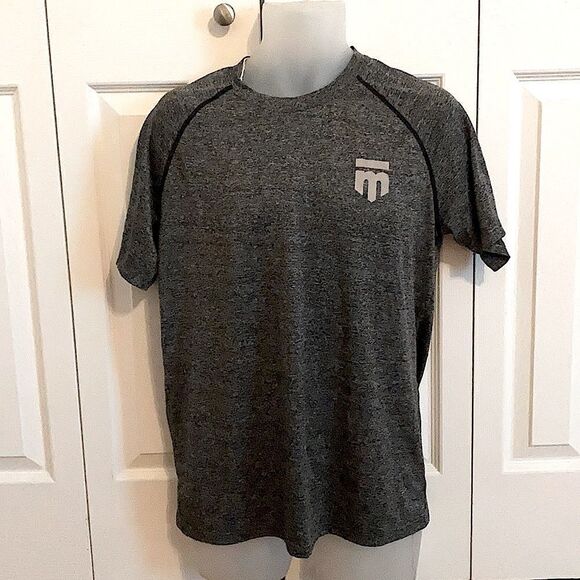 Mongoose Cycling Bicycle Shirt Grey Black Athletic Small S - EUC - Picture 2 of 6